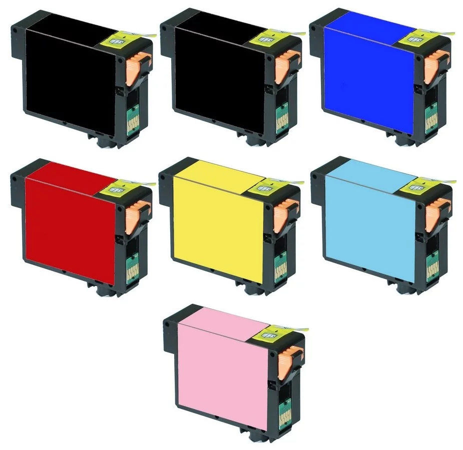 PrinterDash Replacement for Stylus Photo R3000 Inkjet Combo Pack (2-/1-C/M/Y//) (. 157) (T1572PBK1CMYLCLM)