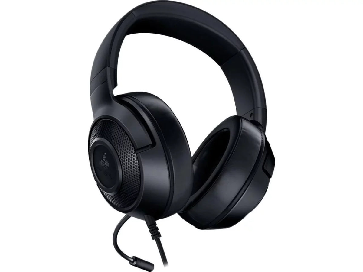 Razer Kraken X Lite Ultralight Gaming Headset: 7.1 Surround Sound Capable Lightweight Frame Bendable Cardioid Microphone for , Xbox, PS4, Nintendo Switch - Classic Black