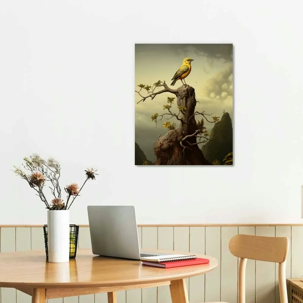 Lost Cabin Sea Eagle by James Audubon | Print in Gold Beveled Frame | Fine Artwork Painting Reproduction | Framed Wall Art Decor Poster | Hunting Gift | Image