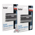 Two Pcs Vivitar --E6 Replacement Battery for Canon -E6