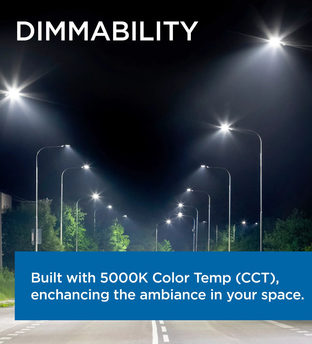 Viribright 100W  Roadway Light / 13,800 Lumens / 5000K