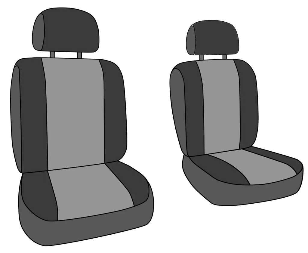 CalTrend Front  Seat Covers for 1994-1997 Toyota Land Cruiser - TY166-72KA  Insert and Trim