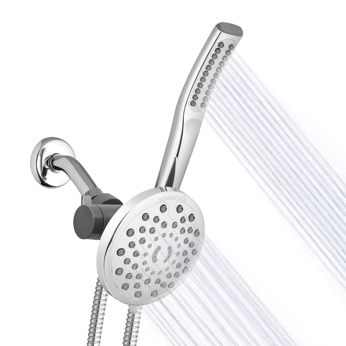 Waterpik PowerWand Spa Combo Shower with PowerPulse Massage, Chrome, -633E--183ME