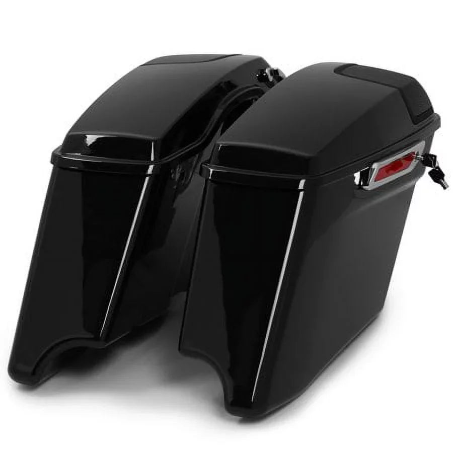 Kojem 5"  Hard Saddlebags w/Speaker Grills for Harley Touring Glide 14 15 16 17 18 19 20 21 22 23 with Audio Cover