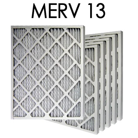16x20x4  13 Pleated Air Filter 3PK | 15.5x19.5x3.625 - Actual Size