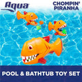 Aqua Leisure AQW12986 Chomp n Piranha Swimming Toys with Sounds