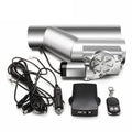 Top10 Racing 2.5" 63mm Electric Exhaust E-cut Out Valve Y Pipe w/ Controller Remote Kit