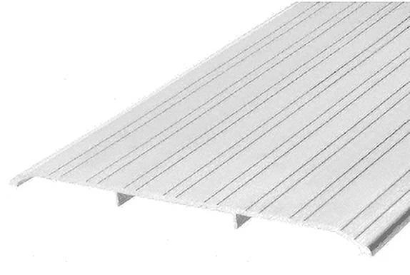 TH019A185 Aluminum 9" x 1/2" Saddle Threshold - 185" Long