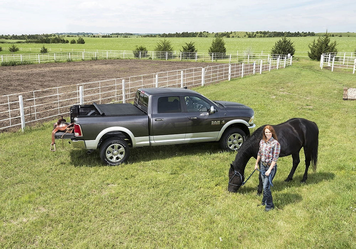 Truxedo Truxport Soft Roll Up Truck Bed Tonneau Cover | 297401 | Compatible with 2016-2022 Nissan Titan W/Track System 5' 7" Bed (67")