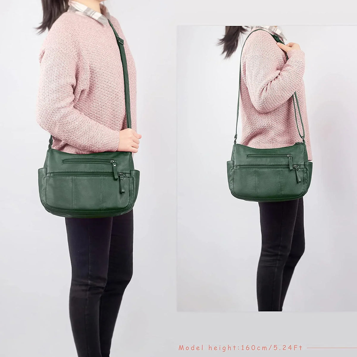 Purses for Women Soft  Leather Shoulder Bag Ladies Crossbody Purse and handbags Lightweight Pocketbook