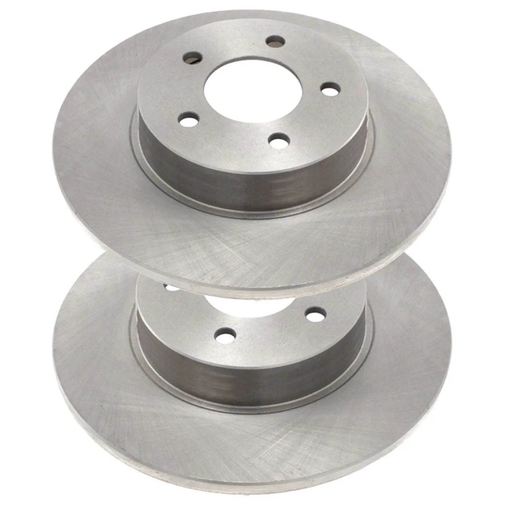 AutoShack Rear Driver and Passenger Side Brake Rotors and Ceramic Pads Kit Replacement for 2012-2016 Dodge Grand Caravan 2013 Journey 2012-2016 Chrysler Town & Country 2015 Ram C/V 2013-2014  Routan