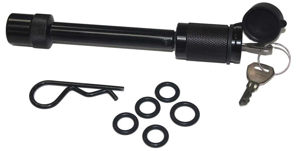 Trailer Hitch Lock Set, Include Trailer Coupler Lock,Tongue Lock and 5/8 Inch, 1/2 Inch Hitch Pin Lock Fit Class I    V Receiver to Secure Trailer for Towing and Storage(Keys Alike)