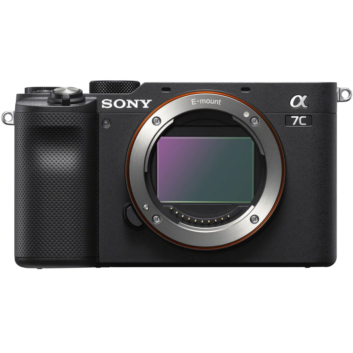Sony a7C Mirrorless Full Frame Camera Body with Sony  50mm F1.8 Full-frame Lens SEL50F18F Black ILCE7C/B Bundle with Deco Gear Photography Backpack Case , Software and Accessories