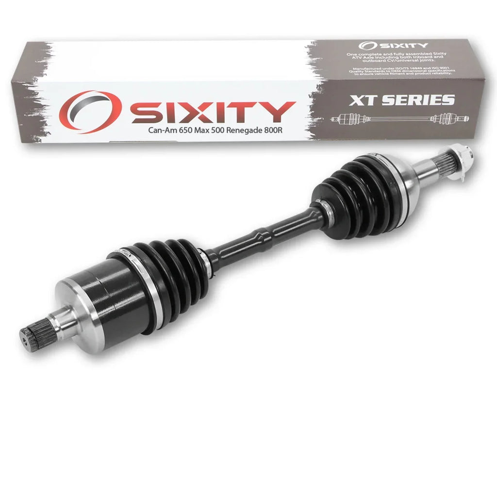 Sixity  Rear Left  Axle compatible with Can-Am 650 Max 500 Renegade 800R Outlander 1000 2015 2014 2013