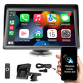 7 Inch Car Stereo Radio, Double  Bluetooth Car MP5 Player, Digital Display Full  Touchscreen with Reverse Camera and Mirror Link Function, android auto