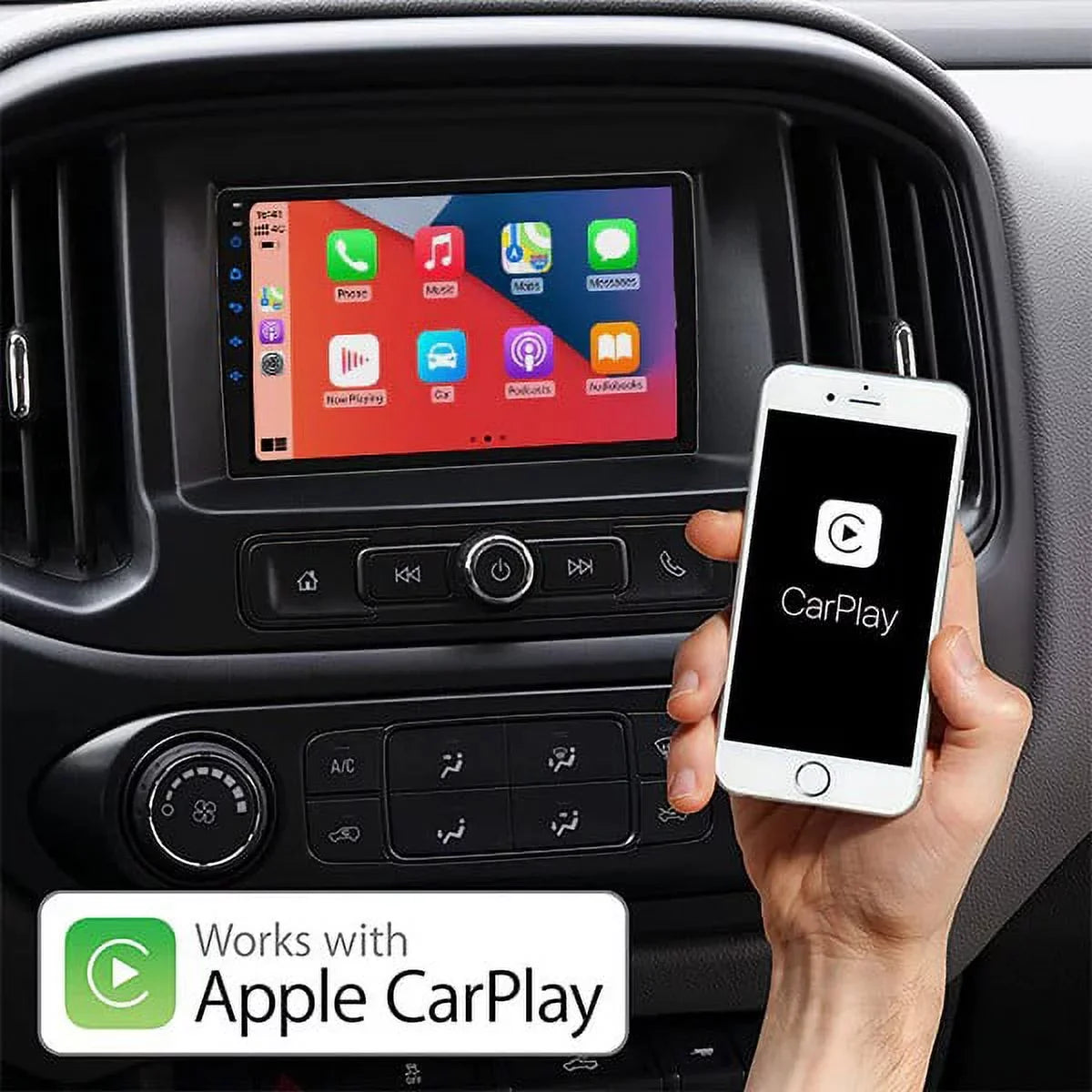 Binize  Android 12 Double Din Car Stereo with Wireless Carplay & Wireless Android Auto, 10" Touch Screen Car Radio with Backup Camera  Navigation/Mirror Link//, 2+32G, 3 / 5.0/WiFi 6