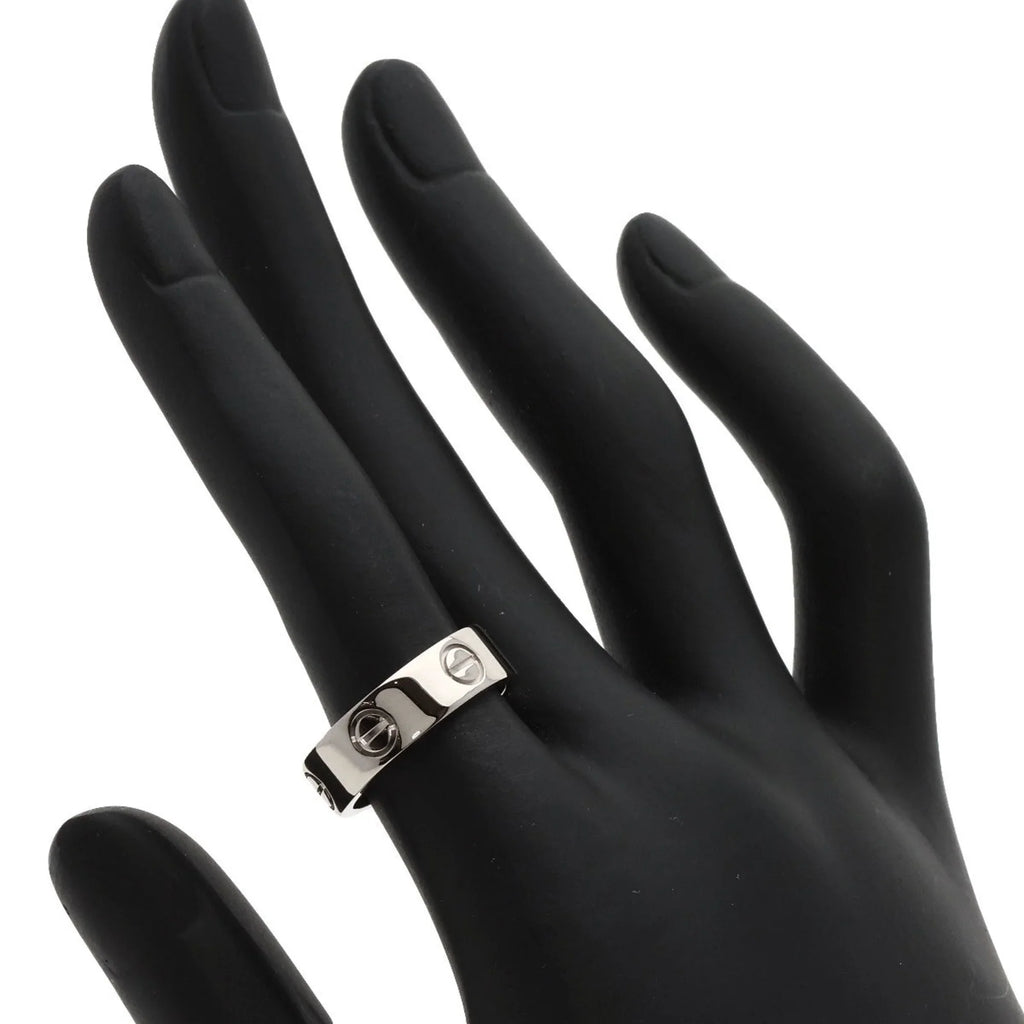 Pre-Owned Cartier Love Ring #51 Ring, 18K White Gold, Women's,  (Good)