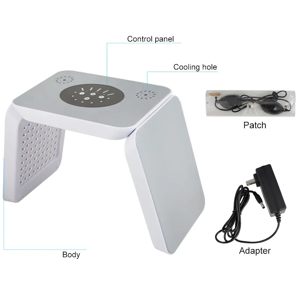 Photon   Light Facial Mask Machine 7 Colors Skin Rejuvenation Light Acne Treatment Therapy