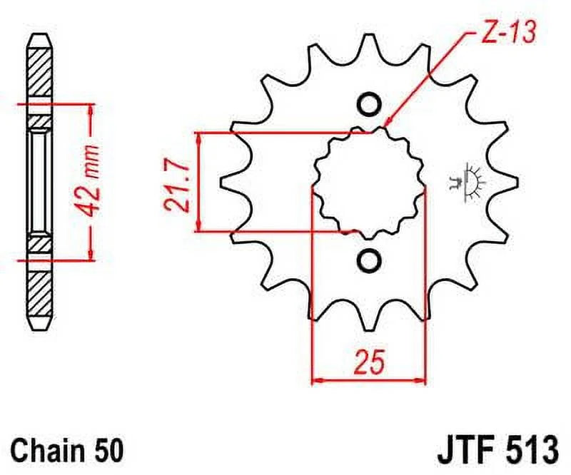 Front & Rear Sproket Kit for  SR500 2J2,48U,4E6,4F9,1RU,48T,3EB1 78-91  Sprockets