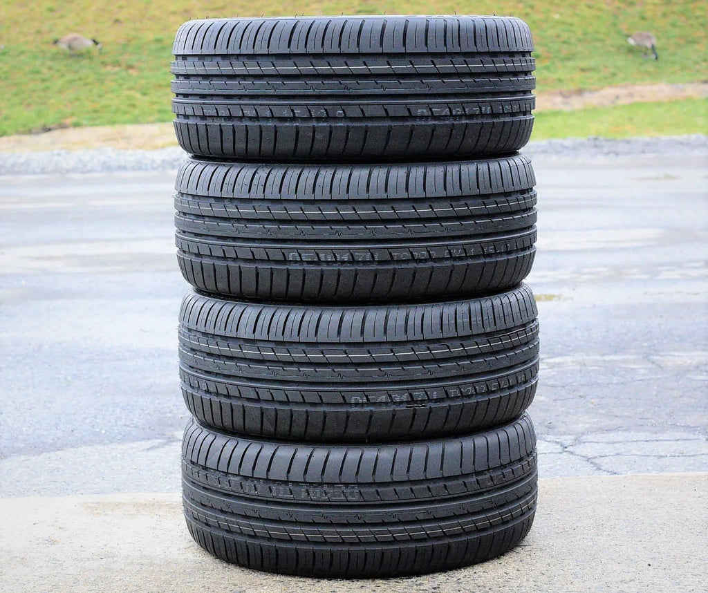 Set of 4 () Cosmo MuchoMacho 225/50R17  98W All Season High Performance Tires Fits: 2012-15 Chevrolet Cruze , 2012-18 Ford Focus Electric