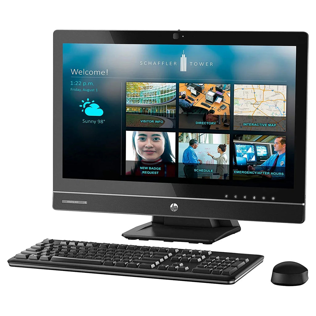 EliteOne 800 G1 All In One Computer, 23"  Display, Intel Core I5-4590s 3.7 GHz max , 16GB DDR3 , 512GB , ,  3.0, WiFi, Displayport, Windows 10 Home