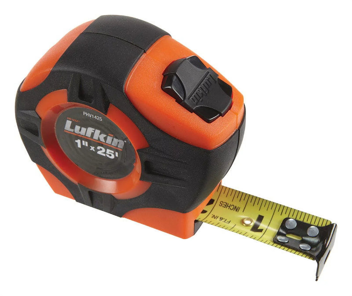 Lufkin PHV1425 Power Return Tape, 1-Inch by 25-Feet, Hi-Viz Orange