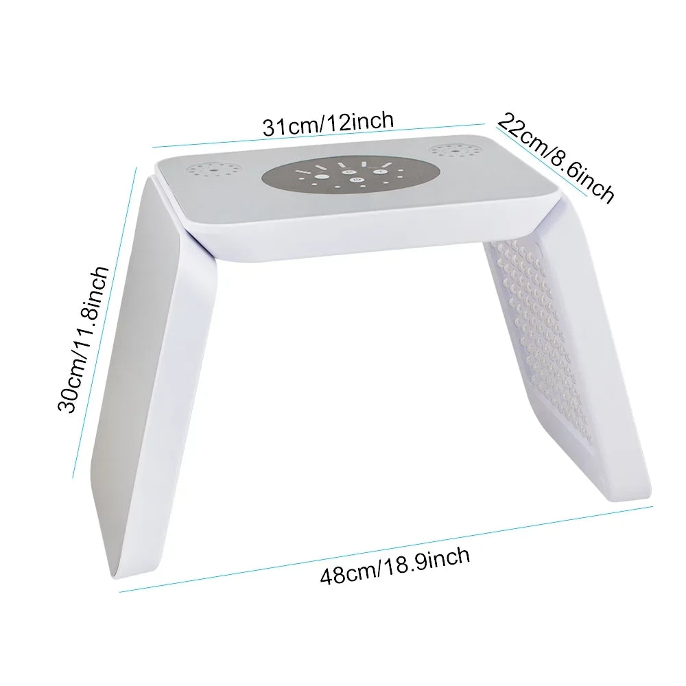Photon   Light Facial Mask Machine 7 Colors Skin Rejuvenation Light Acne Treatment Therapy