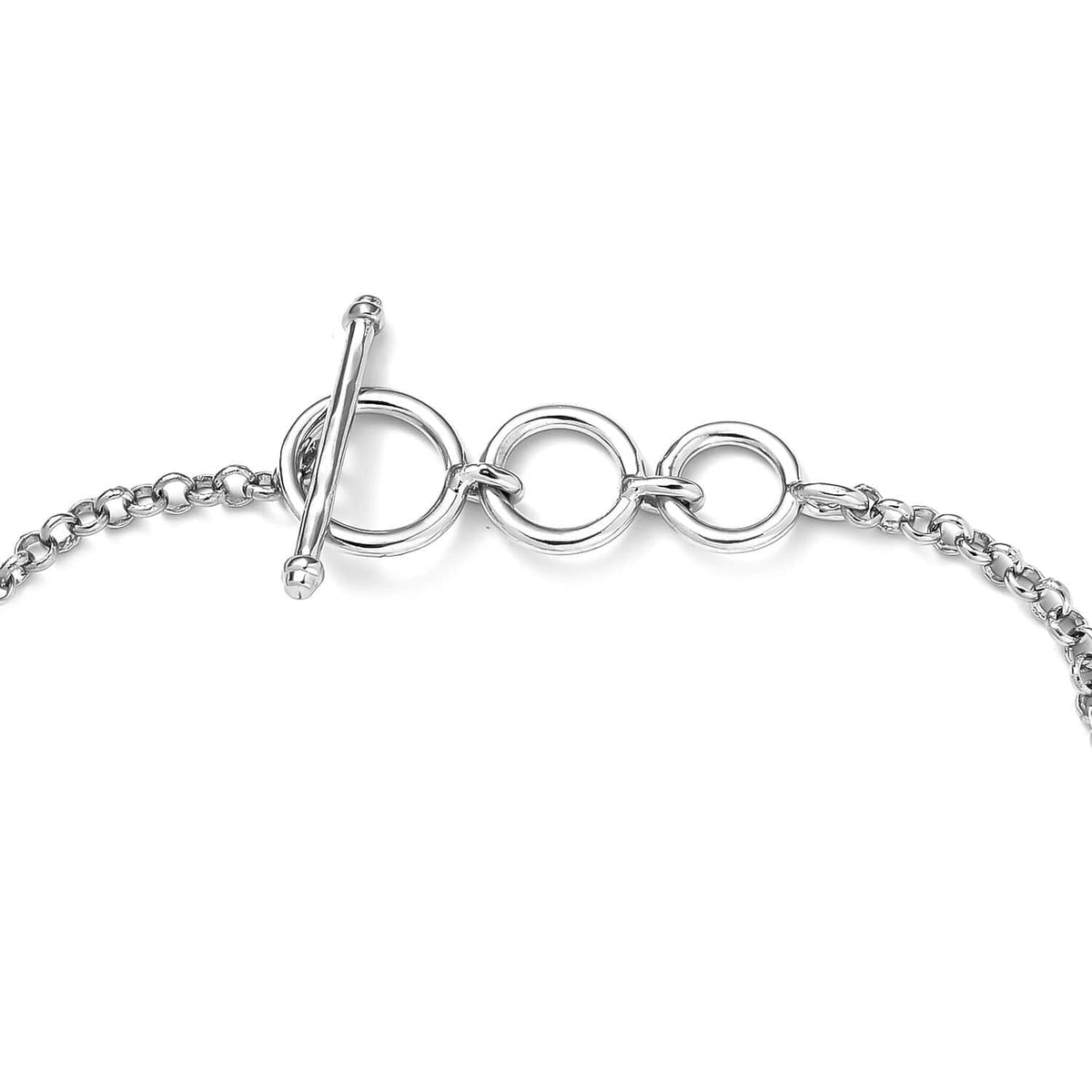 Shop  Black Spinel Oval Platinum Plated Cross Bracelet for Women Jewelry Ct 4.79 Mothers Day Gifts for Mom
