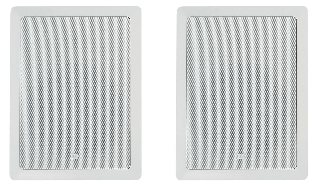 (4)   128  8" 50w Commercial 70v In-Wall Speakers+Amp For Restaurant