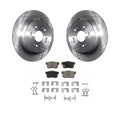 Transit Auto - Rear Disc Brake Rotors And Ceramic Pads Kit For Acura  K8C-102001
