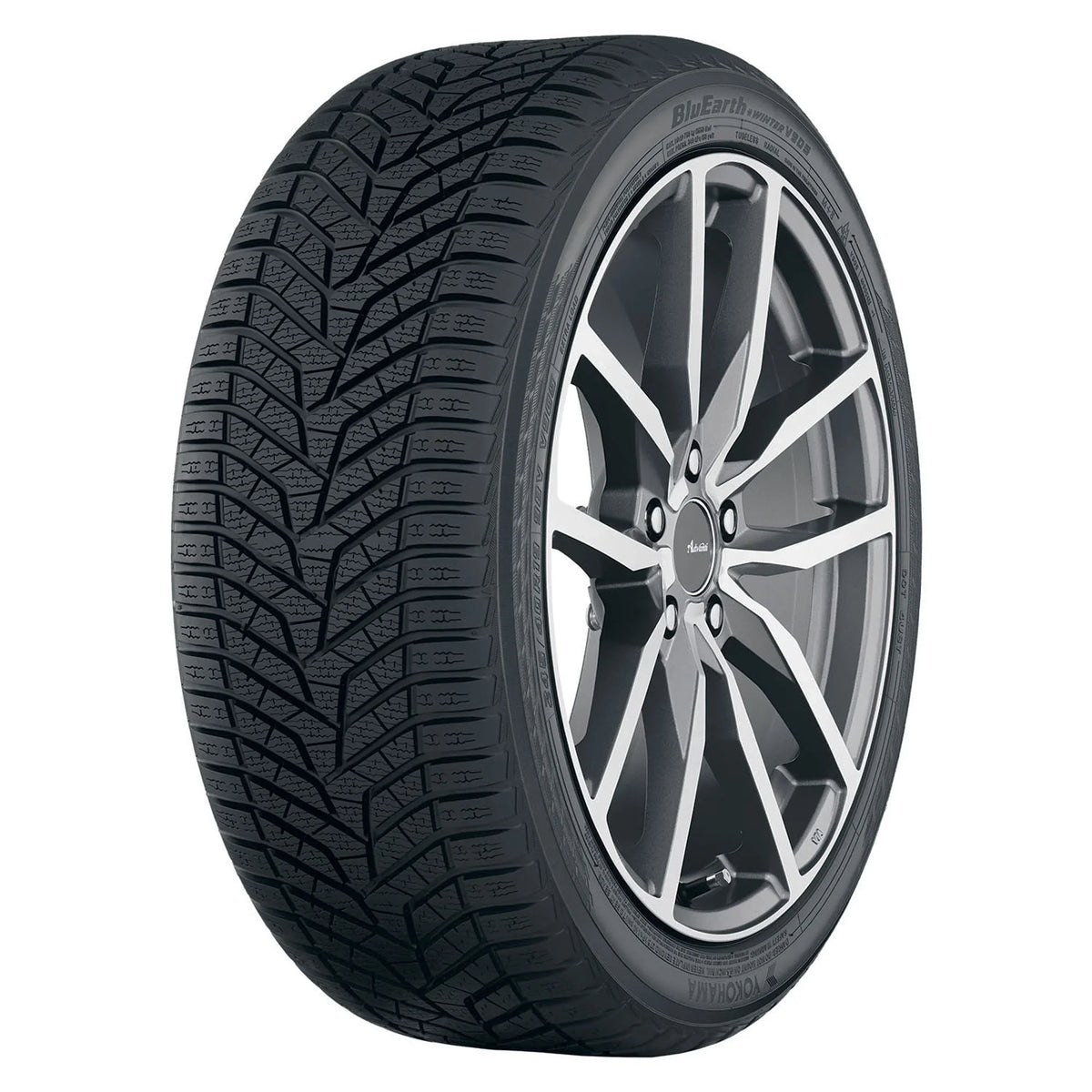 Yokohama BluEarth Winter V905 Winter 255/40R19 100V  Passenger Tire Fits: 2017 Volkswagen Tiguan Highline, 2016-18 Audi Q3 Technik