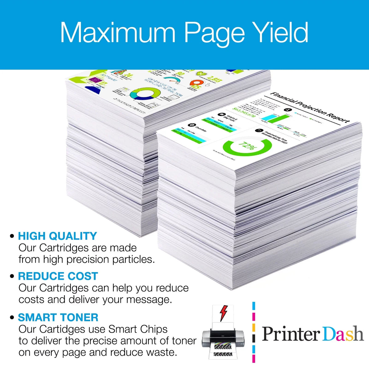 PrinterDash Replacement for Stylus Photo R3000 Inkjet Combo Pack (2-/1-C/M/Y//) (. 157) (T1572PBK1CMYLCLM)