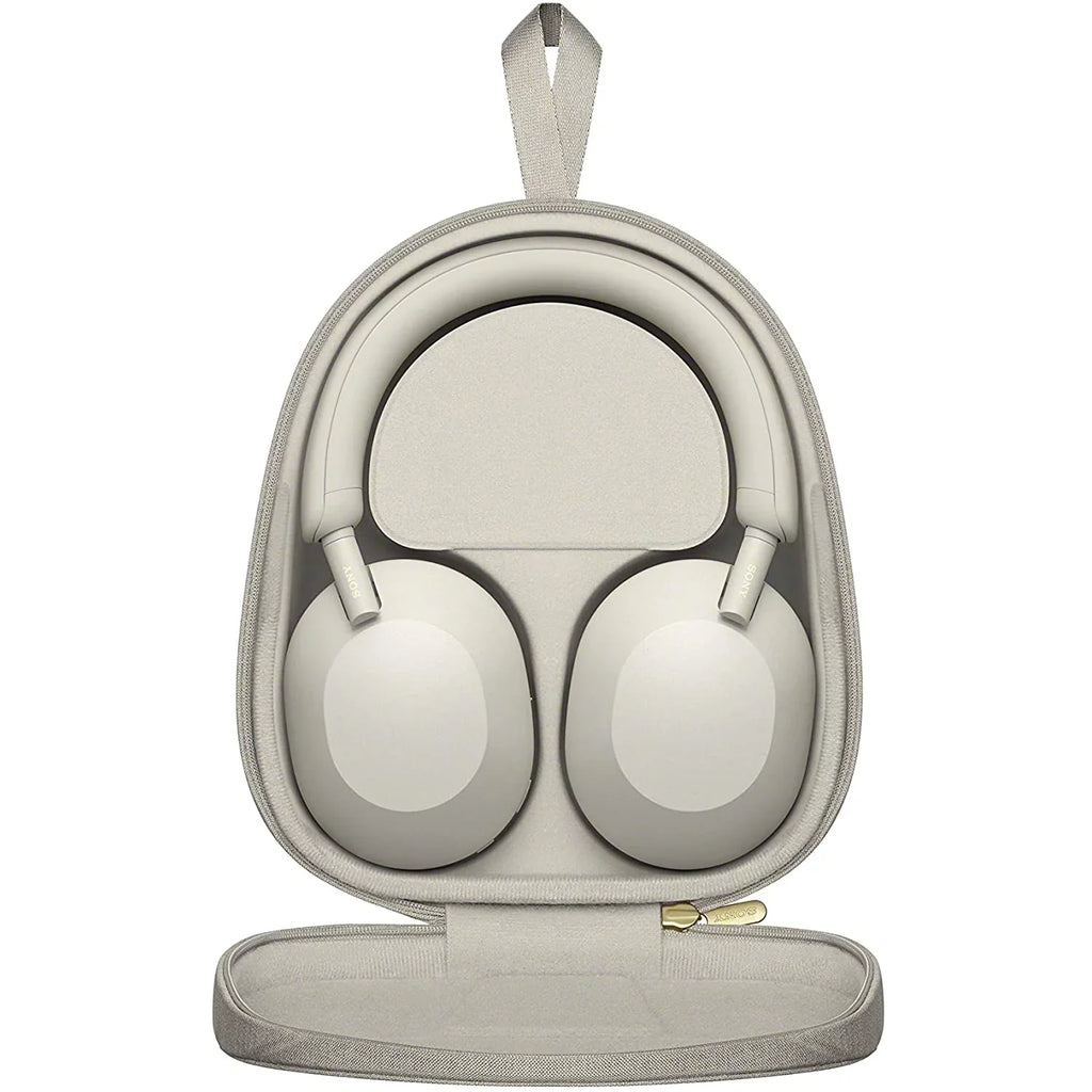 Sony -1000XM5 Wireless Noise Canceling Headphones (Silver) Pro Stand Kit