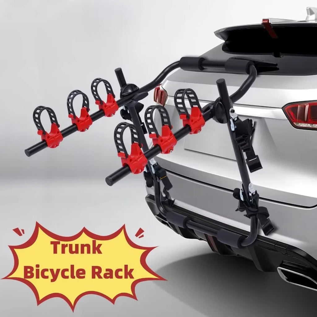 Portable 3-Bike Bicycle Rack Foldable Bike Rack Hitch Mount Carrier Car  Truck