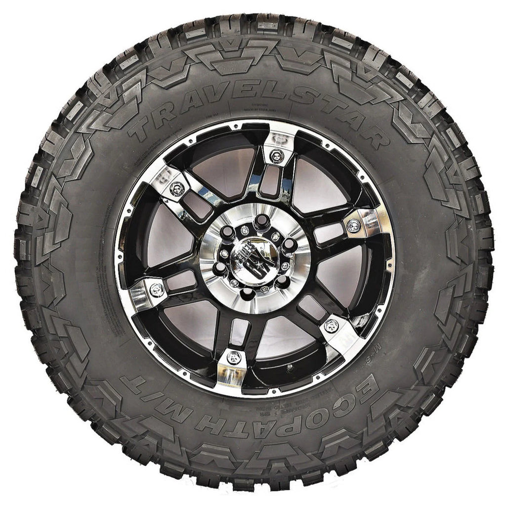 Travelstar Ecopath  LT35X12.50R24 10 Ply 114Q Load Range E  Light Truck Mud Terrain Tire 35/12.50R24  (Tire Only)