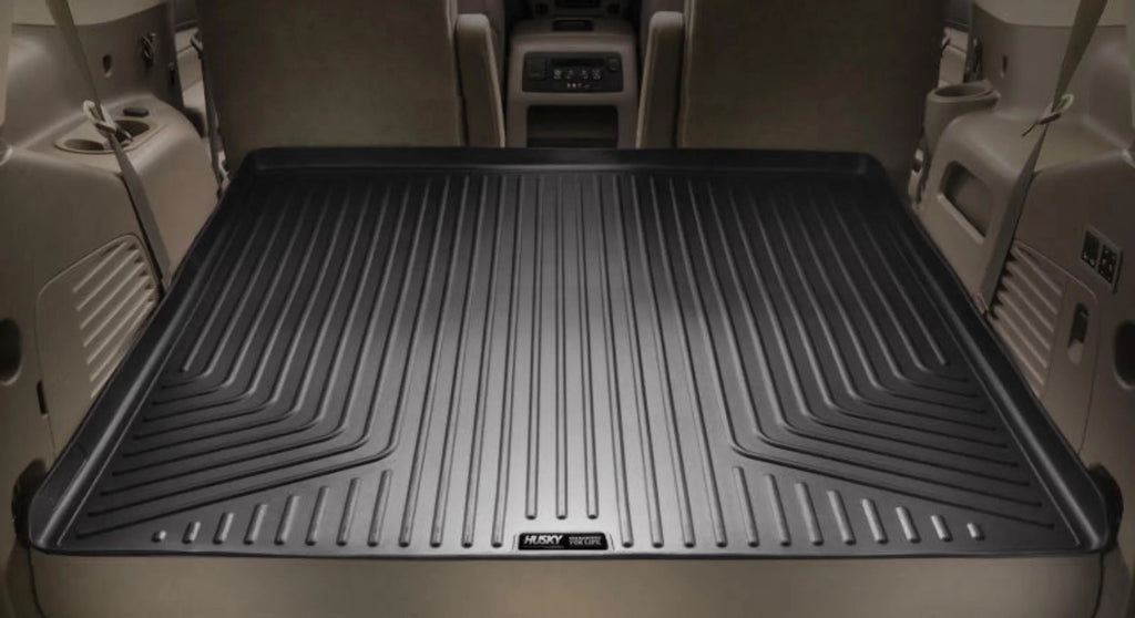 Husky by RealTruck Weatherbeater Series Cargo Liner Black Compatible with 10-22 Toyota 4Runner; Sliding Rear Cargo Deck