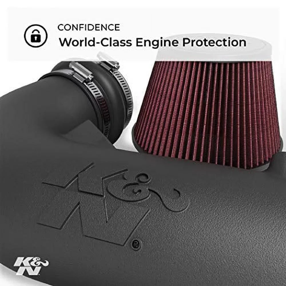 K&N Cold Air Intake Kit: High Performance, Guaranteed to Increase Horsepower: 50-State Legal: 1996-2000 Chevy/ (C2500, C3500, C35, K2500, K3500, Suburban, Tahoe, Yukon, C1500, K1500) V8,57-3013-2