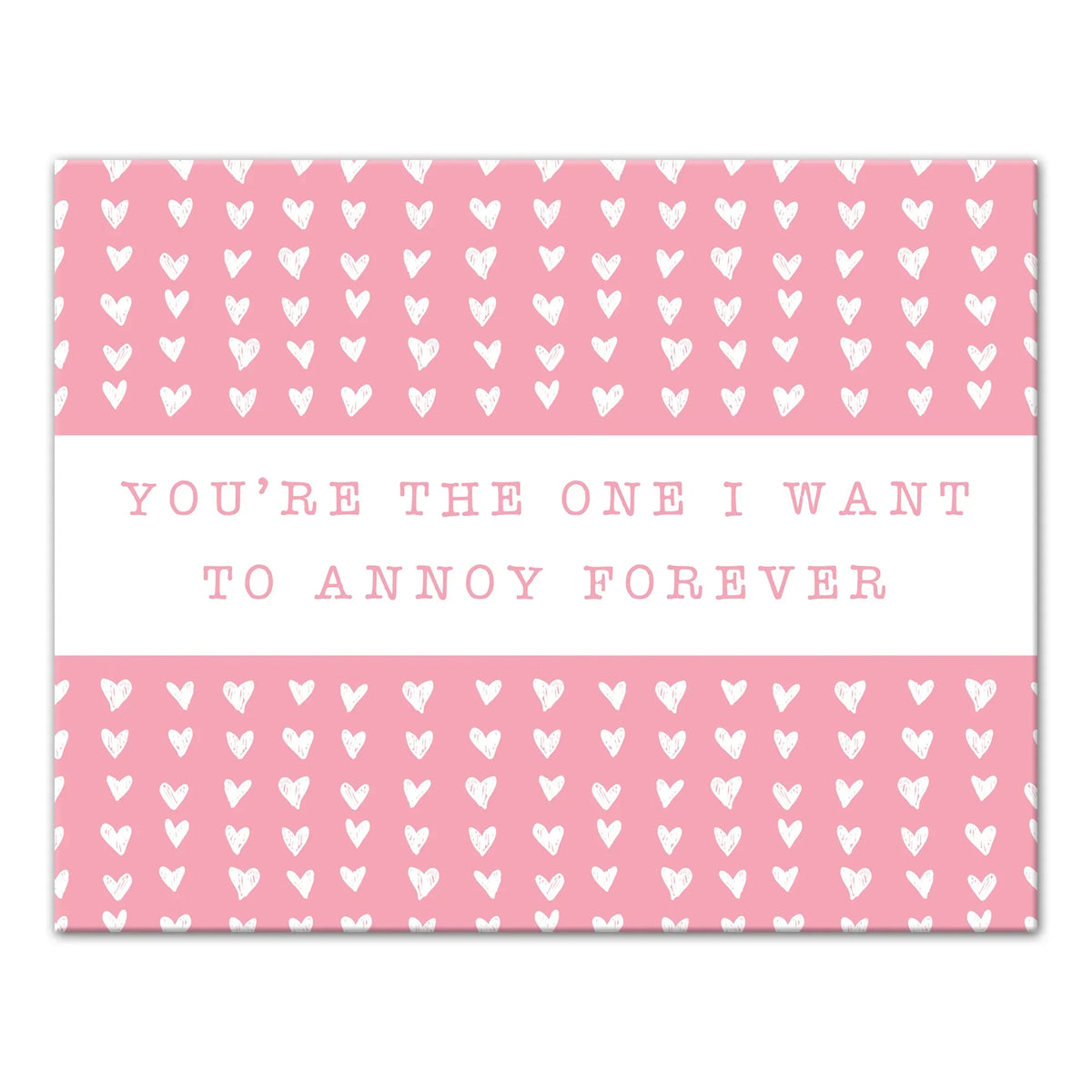 Creative Products One Annoy Forever Pink 14 x 11 Canvas Wall Art