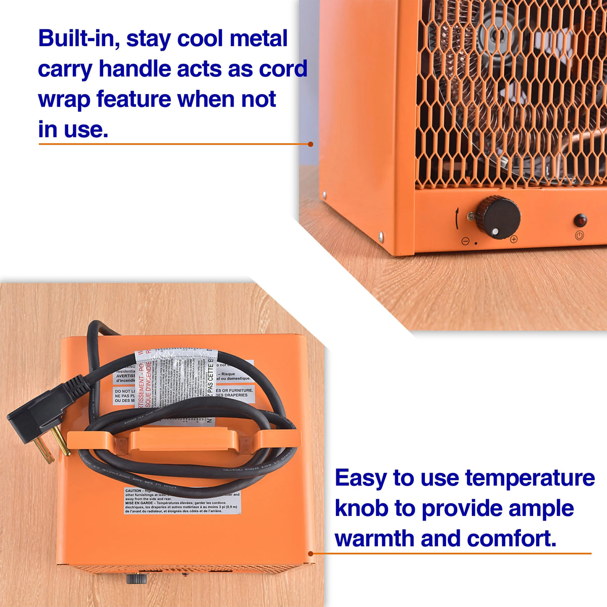 Aain Fan Forced Heater, the Plug #6-30R,Industrial 4800 Watt , 240 Volt/60 Hz,3 Phase