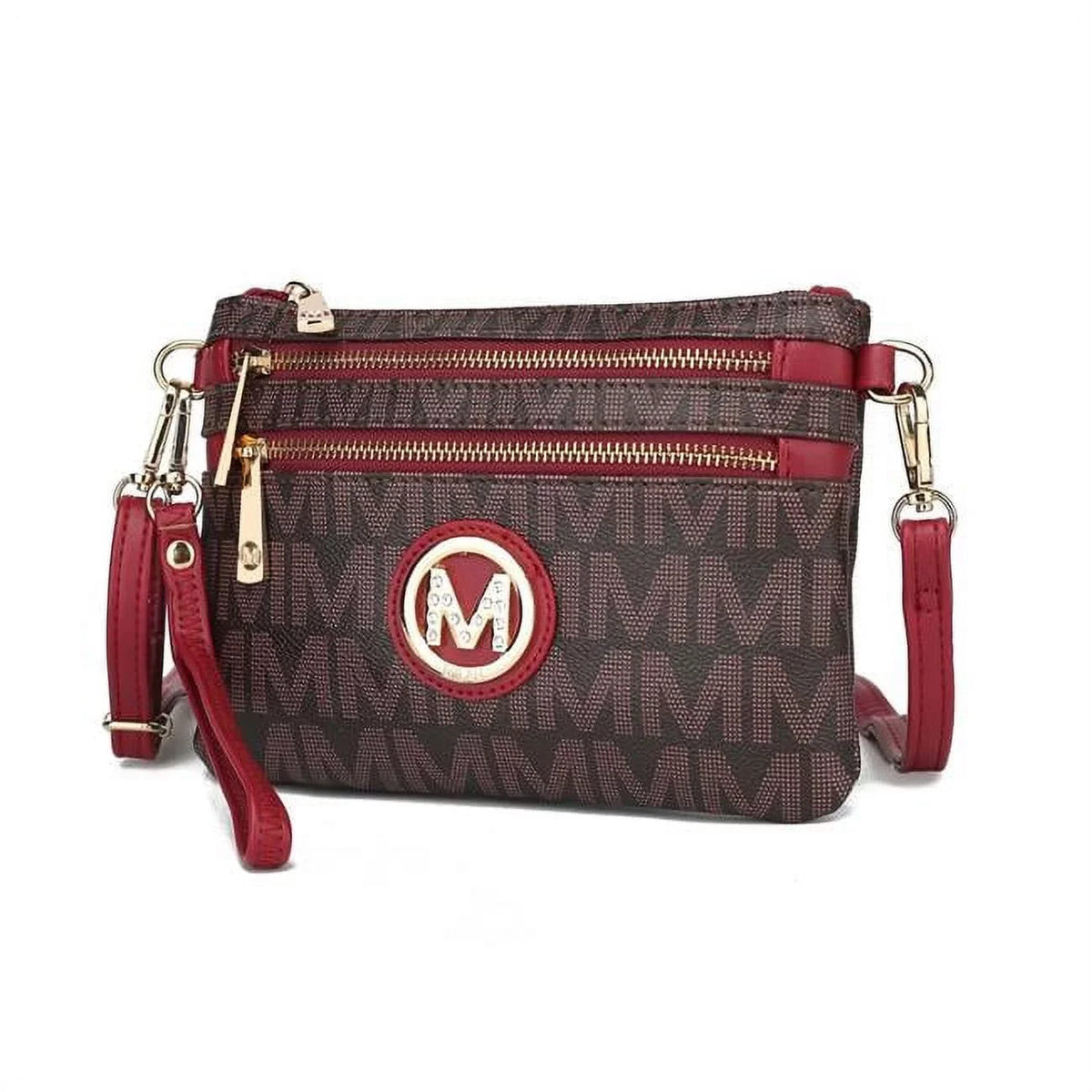 Collection by Mia K  Geneve M Signature Crossbody Bag, Red