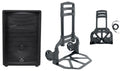 JRX212 1,000 Watt 12" 2-Way  P/A Speaker Floor Wedge Monitor + Hand Truck