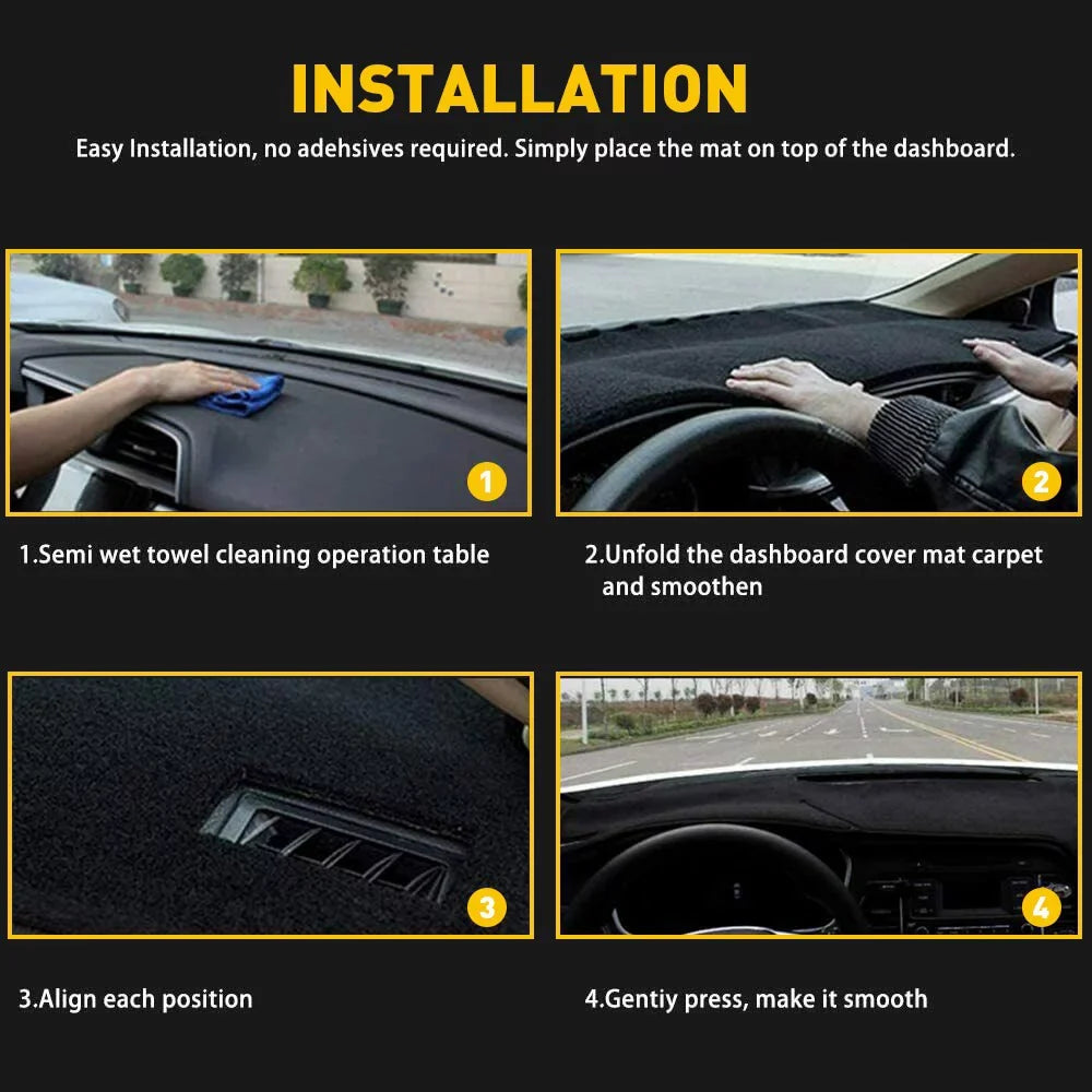 Dashboard Pad Dash Cover Mat Fit For 2004-2008 Ford F150