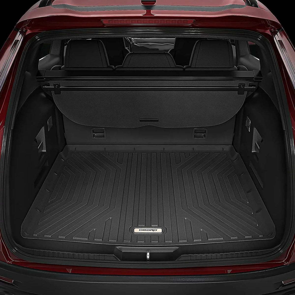 Ledkingdomus Cargo Trunk Liner Black Fits for 2019-2023 Subaru Forester, Fit Cargo Mats Behind 2nd Row Rear Cargo Trunk Tray