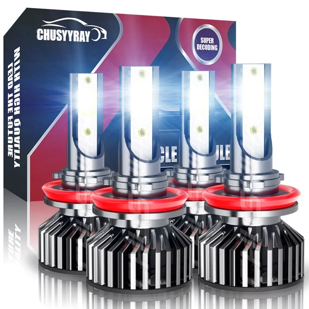 Compatible for Toyota Tacoma 2016 2017 2018 2019 2020 H11  Headlight High Low Bulbs Kit