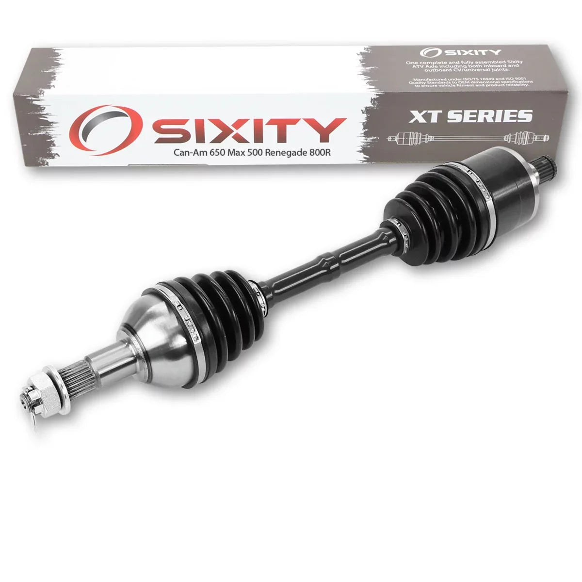 Sixity  Rear Left  Axle compatible with Can-Am 650 Max 500 Renegade 800R Outlander 1000 2015 2014 2013