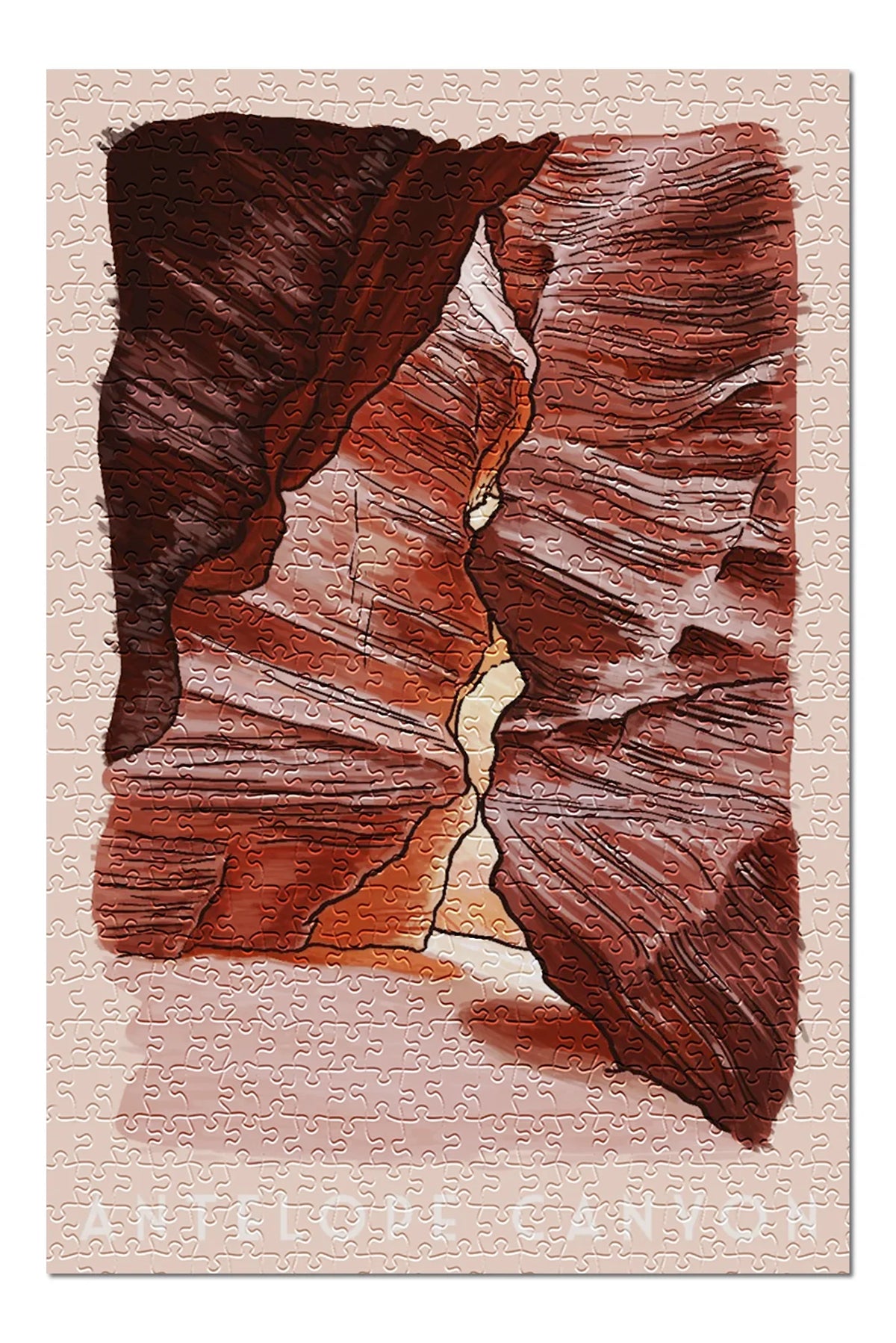 Arizona, Antelope Canyon (19x27 inches, Premium 500 Piece Jigsaw Puzzle for Adults and Family, Made in )