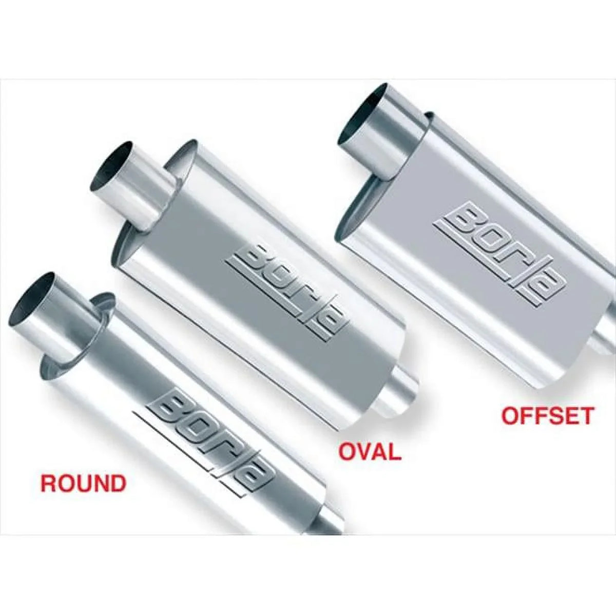 40086 Xr-1 Sportsman 3.5 In. Center-Center 15 x 5 In. Round - Racing Muffler