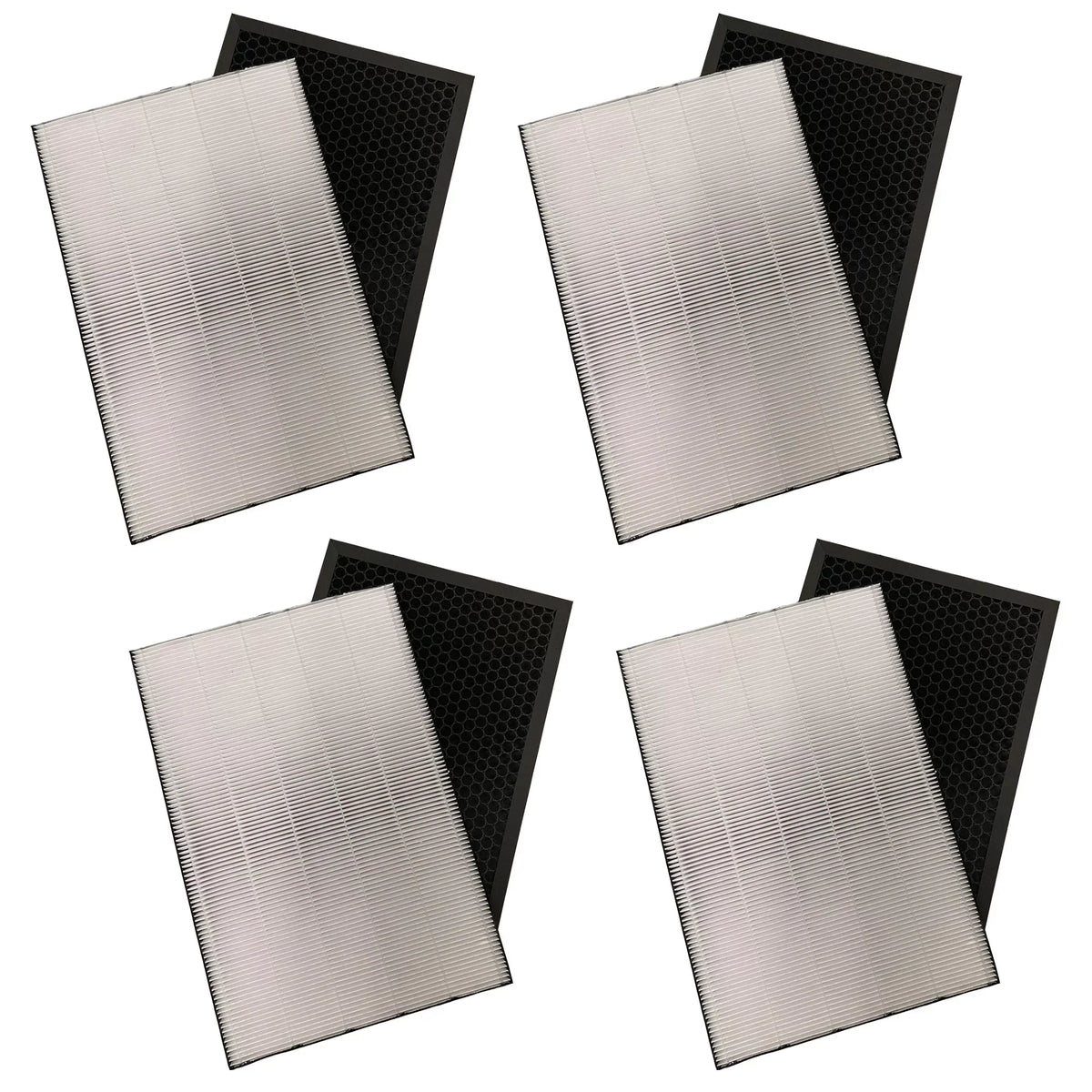 Think Crucial Replacement for  Style Filter & Activated Carbon Filter Set Made to Fit Bissell Air320 & 2768A Air Purifiers, Compare to Part # 2804 & 2677, 8