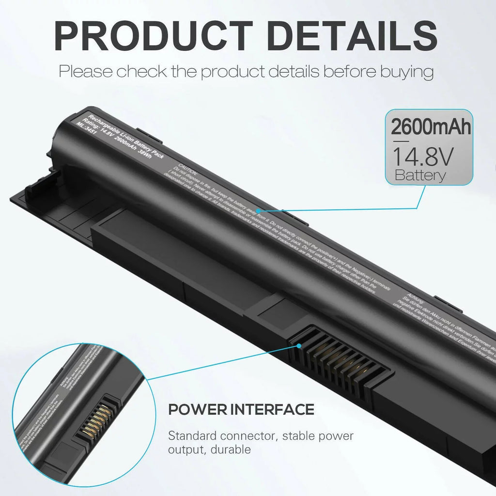 M5Y1K Laptop Battery For Dell Inspiron 3567 3551 5555 5558 5559 5758 5755
