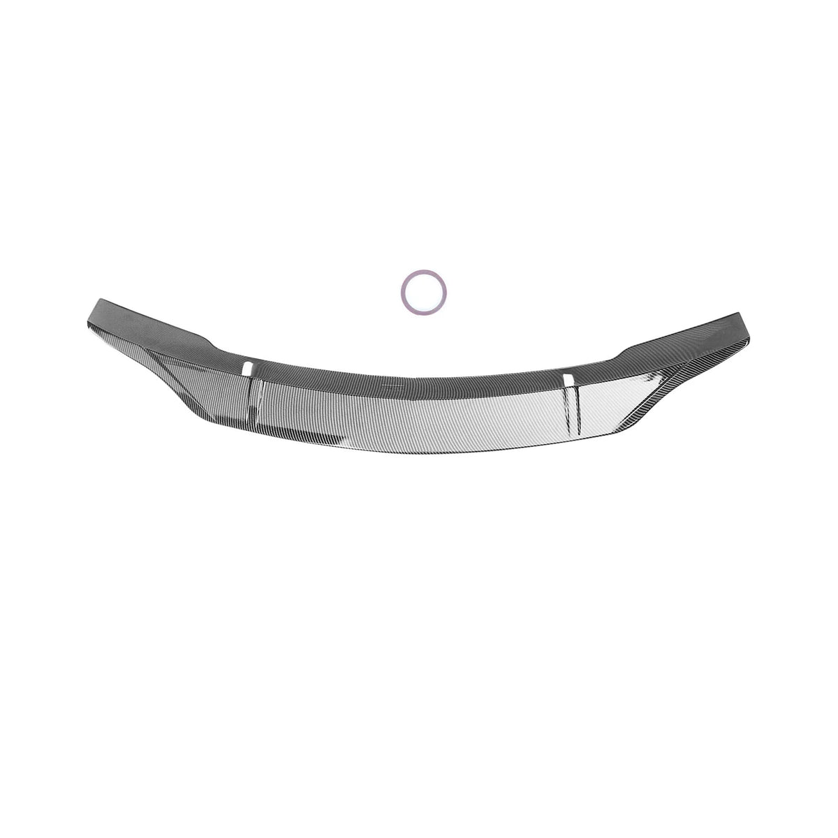 S for 08-14 Mercedes Benz W204 C250 C300 C63 Rear Trunk Spoiler Wing Carbon Fiber Style